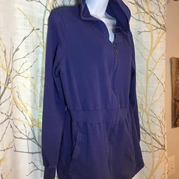 Hot Cotton Cozy Purple Hoodie - Picture 3 of 5